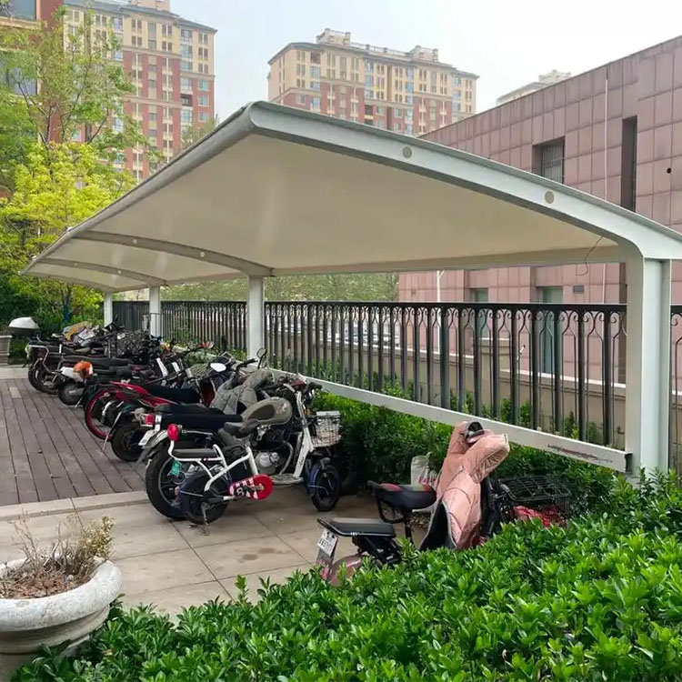 建始县膜结构电动车棚